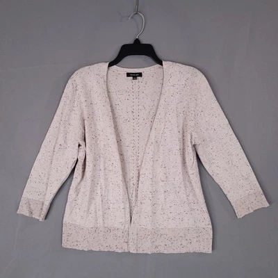 Verve Ami Women's Open Front Cardigan Pink Large Rayon Polyester - Image 1 of 4