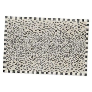 Washable Rug, Decorative Indoor Rug, 3' x 5', Snow Leopard - Picture 1 of 7