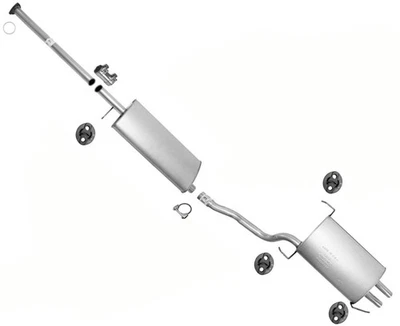 Sistema de escape silenciador trasero resonador tubo de extensión para Honda Pilot 03-04 Foto 1 de 4