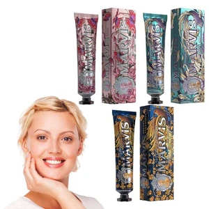 Marvis Toothpaste Whitening Lily Mint, Secret Rose,Osmanthus Mint | Fast Shiping - Picture 1 of 7