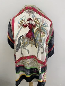S45# Hermès Seidenschal mehrfarbig - Feux D’artifices - 35 Zoll hergestellt in Frankreich - Bild 1 von 16