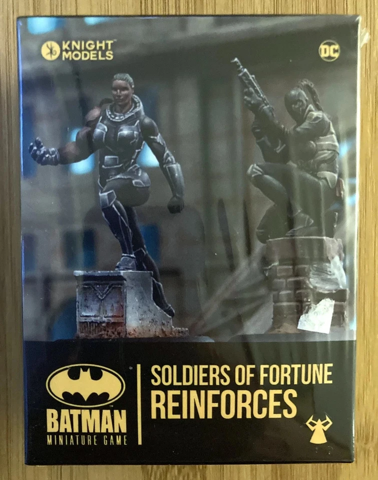 蝙蝠侠微型游戏 DC 骑士模型 财富战士 强化 全新 — 第 1/1 张图片