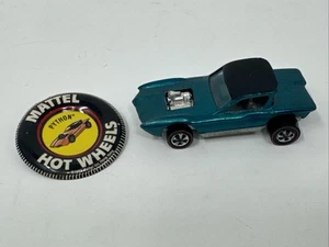 Hot Wheels Redline 1968 Aqua Python HK Silver Interior With Button - Bild 1 von 13