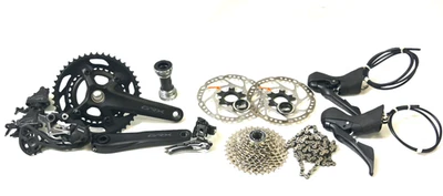 Shimano GRX RX810  2 x 1 1 speed Disc Gravel full Groupset 46t 172.5mm 11-34 - Image 1 of 4