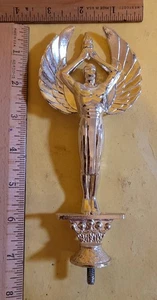 Vintage Gold Winged Victory Trophy 5.5" Tall Statue Figure Academic Cake Topper - Picture 1 of 4