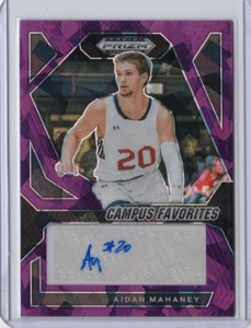 AIDAN MAHANEY NCAA 2024-25 Panini Prizm Draft Purple RC Auto 41/99 #CFS-AMH Card - Picture 1 of 2