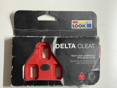 Chuteiras de pedal de estrada de substituição LOOK Delta vermelhas - Imagem 1 de 2