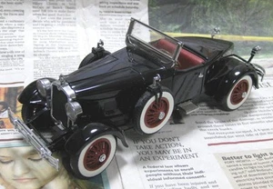 Out of Print Danbury Mint 1 24 1927 Stutz Black Hawk Black - Picture 1 of 4