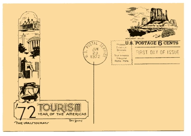 UX62 Monument Valley, Tourism, The Aristocrats by Day Lowry,  FDC - Image 1 of 1