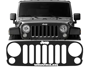 Recubrimiento de vinilo JK/JKU Blackout parrilla para Wrangler - texto Wrangler - Imagen 1 de 6