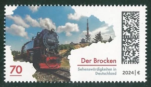 Der Brocken - Harz - Brockenbahn - 70 Cent - postfrisch - Mi.Nr. 3817 - Bild 1 von 1