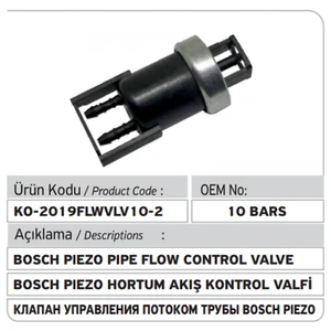 Bosch Piezo Injector Return Pipe Set Control Valve for 6 Cylinders - Picture 1 of 1
