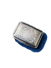 1825 English Antique Sterling Silver Snuff Box