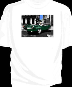 Original Pop Art Style t-shirt. Steve McQueen Jaguar XKSS