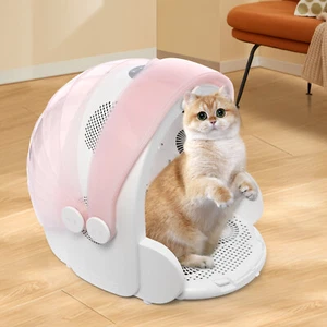 Caja Seca 360° Gatos Mascotas Máquina Secadora Flujo Aire Plegable - Imagen 1 de 24