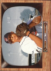 2004 Bowman Heritage Baseball Card #38 C.C. Sabathia