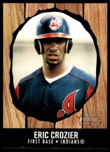 2003 BOWMAN HERITAGE. ERIC CROZIER CLEVELAND INDIANS #199