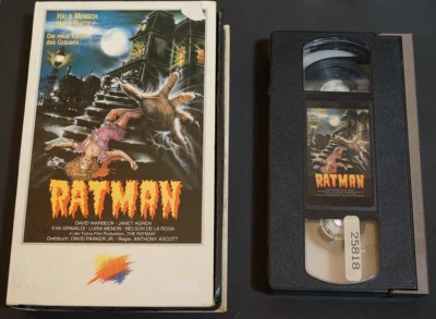 VHS RARITÄT: RATMAN - TERROR HOUSE (1988) - UNCUT Deutsch IHV Video - Horror 80s - Bild 1 von 4