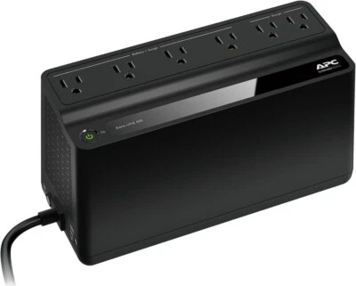 Batería de respaldo y protector contra sobretensiones APC BE425M 6 tomas 425VA 120V 180J - NUEVO Foto 1 de 4