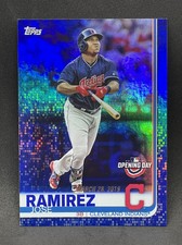 Jose Ramirez 2019 Topps MLB Opening Day Blue Foil #77
