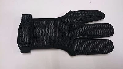 Silver Archery - Black Glove RH/LH-wind and water repellent, fleece inside! - Image 1 of 2
