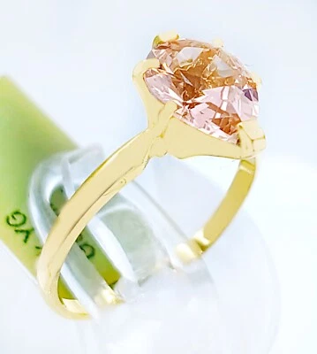 ПОДЛИННОЕ КОЛЬЦО ИЗ МОРГАНИТА 1,42 карата 10 карат ЧИСТОЕ ЗОЛОТО — бесплатная оценочная услуга — новое с ценниками - Изображение 1 из 4