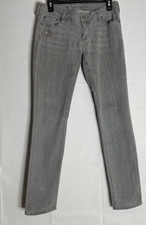 Bullhead Pants Womens 9 Blue Jeans Mid Rise Super Skinny Distressed  Ladies