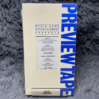 1987 Media Home Entertainment Preview VHS Tape Video Private Screenings Vol 2-3 - Image 1 of 4