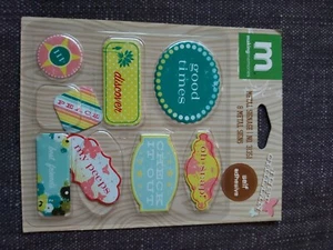 Metal Signage 8 Metal Signs just chillin self adhesive making Memories - Picture 1 of 2