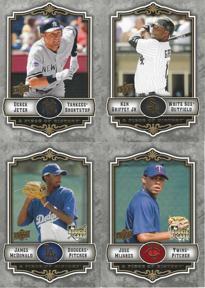 2009 UD A Piece of History - BASE & ROOKIES - Pick & Choose - Fill Ur Set! - Image 1 of 1