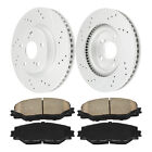 31434 Front Drilled Disc Rotors Ceramic Brake Pads For Toyota Rav4 Matrix Us