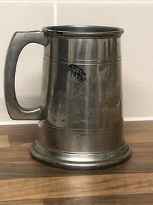 English Pewter Tankard Mug Vintage Collectable Sheffield England Rare Prop - Picture 1 of 8