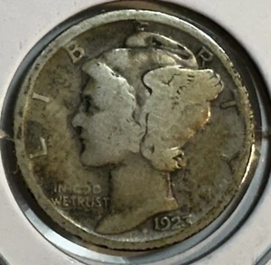 1923-P Mercury Dime - (31-10) - Picture 1 of 3