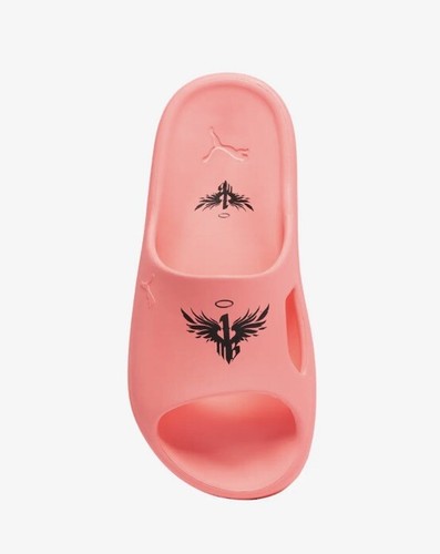 Puma Lamelo Ball MB2 Shibui Cat Slide Tramonto Nero Lucido Rosa 394213 03 MB02 Taglia 8