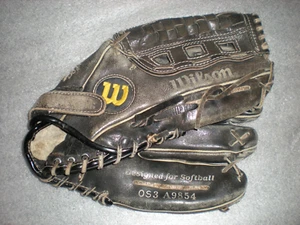 Wilson Optima Silver OS3 A9854 Softball 13" Baseball Glove Mitt Right Handed - Picture 1 of 13