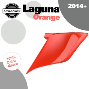 Fundas laterales extendidas LAGUNA NARANJA para más de 14 Harley Touring Street Road - Imagen 1 de 7