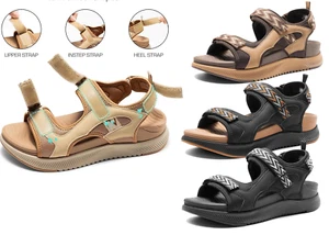 Women Walking Sandals Arch Support Orthopedic Recovery Hiking Sandals - Picture 1 of 37