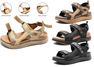 Women Walking Sandals Arch Support Orthopedic Recovery Hiking Sandals - Image 1 of 4