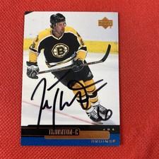 Joe Thornton 1999-00 Upper Deck #18 Auto Signed Autograph