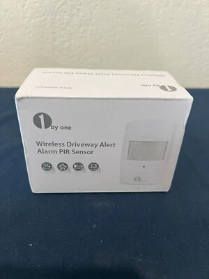 1byone Wireless Driveway Alert Alarm PIR Sensor - OPEN BOX - Image 1 of 2