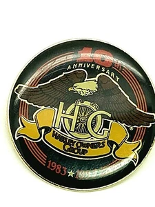 Prendedor chaleco Harley Davidson Owners Group Eagle décimo aniversario 1983-1993 vintage - Imagen 1 de 6