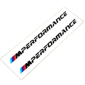 2 PCS Vinyl M Performance Car Stickers for BMW M3 M4 M5 Side Door Decal Stripes - Picture 1 of 13