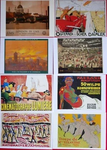 8 Kunstkarten Plakatkunst Plakatsammlung Historische politische Werbung E25-20 - Bild 1 von 2