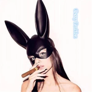 SN-A2-2 Unisex Party Bunny Ears Rabbit Face Mask Easter Accessory - Picture 1 of 12