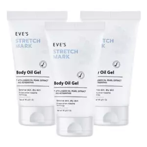 EVE'S Stretch Mark Body Oil Gel Moisture Nourish Smooth Soft Skin 90g x3 - Picture 1 of 11