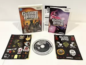 GUITAR HERO III LEGENDS OF ROCK NINTENDO WII COMPLETE SET W/ STICKERS ACTIVISION - Picture 1 of 8