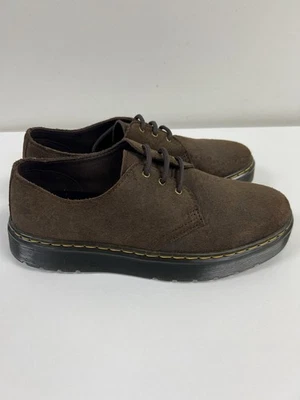 NUEVO Dr. Martens Zavala Lo Oxford Raro Marrón Gamuza Mujer’s 9/Hombre’s 8 Zapatos Foto 1 de 4