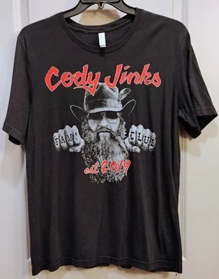Camiseta para hombre Cody Jinks Fam Club Outlaw gira de música country banda concierto talla L Foto 1 de 3