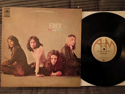 Free - Fire And Water -VG+/VG 1973 RE Blues Rock A&M SP-4287 Sleeve Paul Rodgers Foto 1 de 4