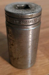 Snap On Ts401 1/2 Drive Chrome 1 1/4 Socket Made In USA 6point - Picture 1 of 6